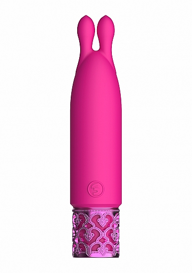 ROYAL GEMS TWINKLE SILICONE BULLET RECHARGEABLE PINK - Click Image to Close