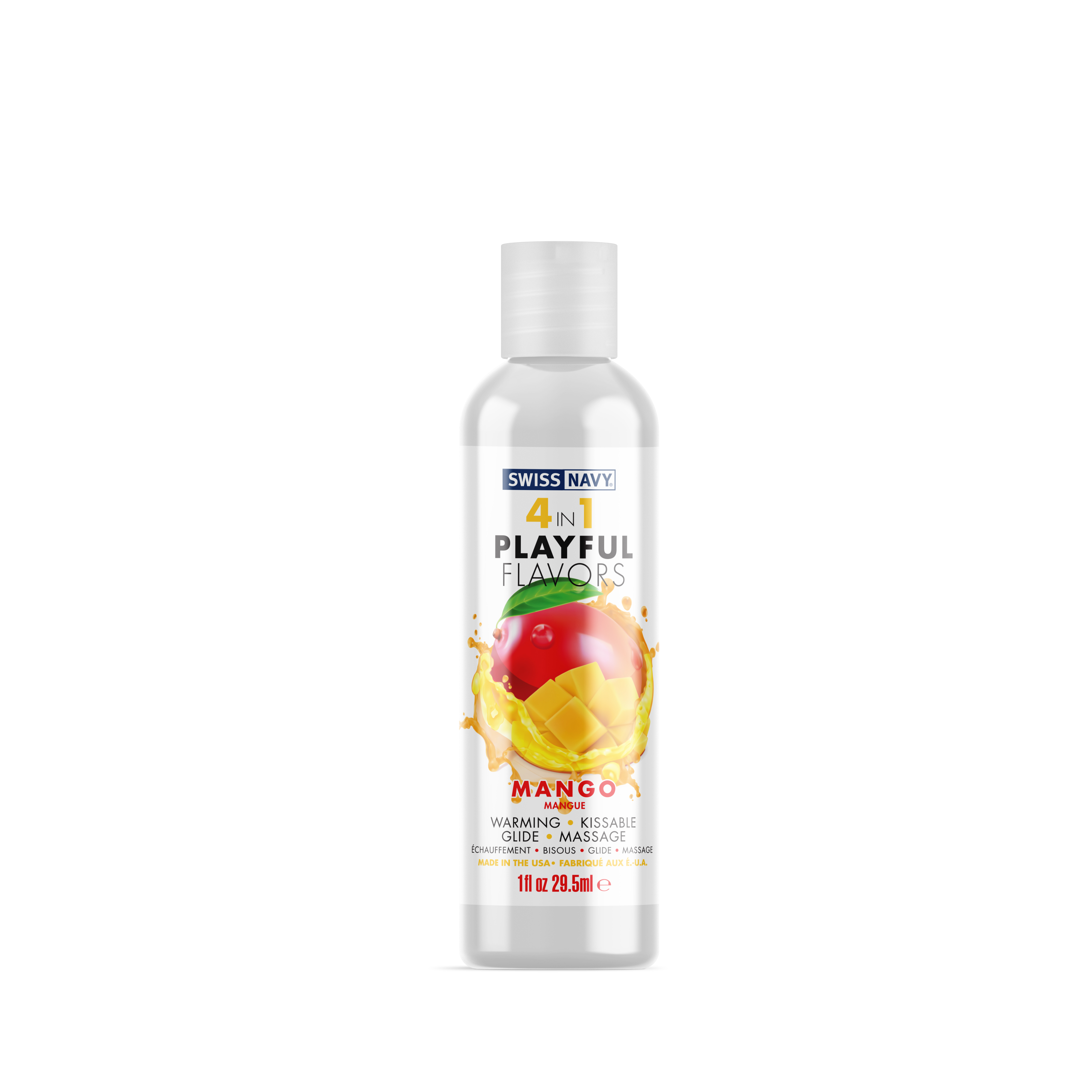 SWISS NAVY 4 IN 1 PLAYFUL FLAVORS MANGO 1 OZ - Click Image to Close