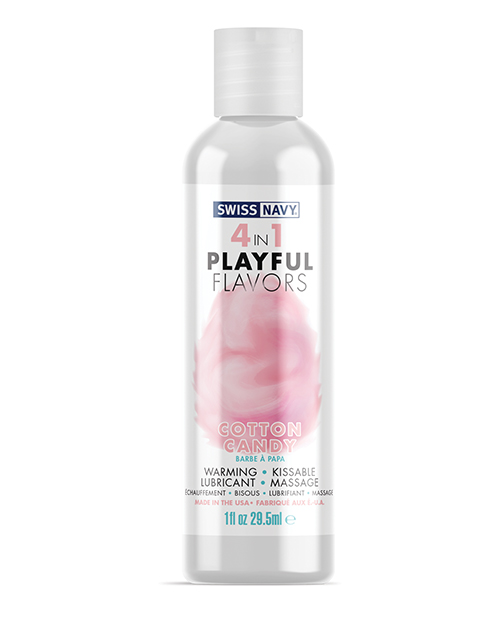 SWISS NAVY 4 IN 1 PLAYFUL FLAVORS COTTON CANDY 1OZ - Click Image to Close