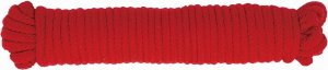 BONDAGE SOFT ROPE 33FT RED - Click Image to Close