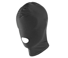 (WD) SPANDEX HOOD W/ OPEN MOUT - Click Image to Close