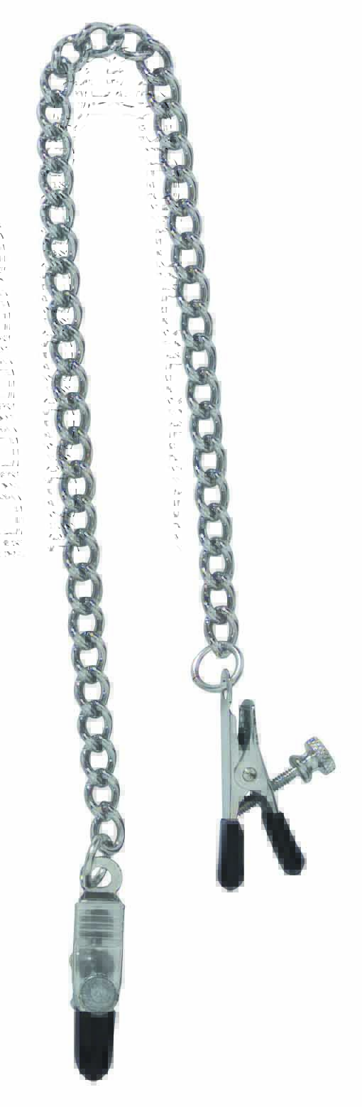 TAPERED TIP CLAMP W/ LINK CHAIN - ADJ. - Click Image to Close