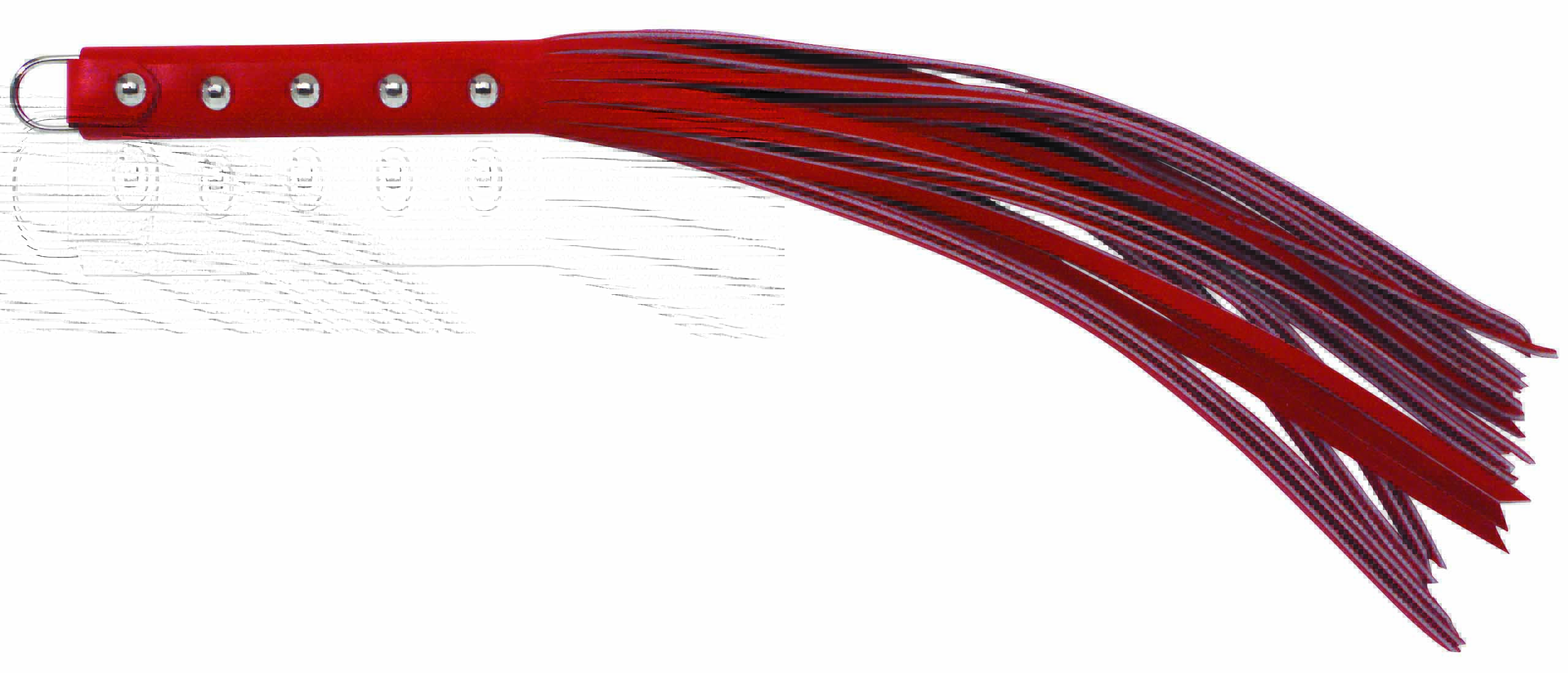 LEATHER RED 20IN STRAP WHIP