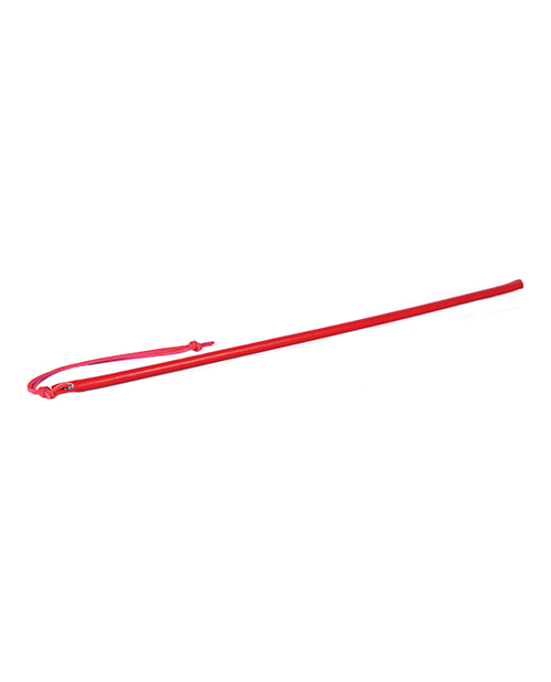 24 LEATHER WRAPPED CANE RED " - Click Image to Close