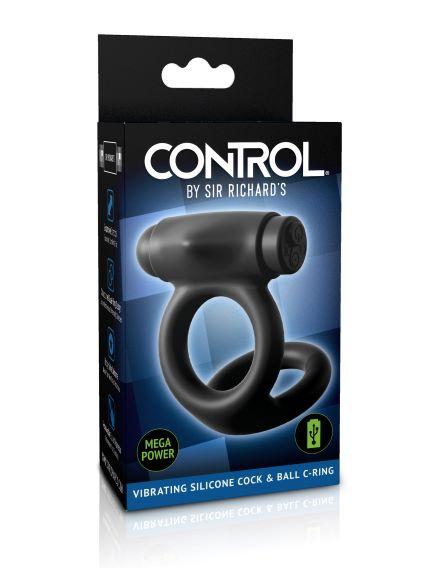 SIR RICHARD'S CONTROL SILICONE COCK& BALL VIBRATING C RING - Click Image to Close