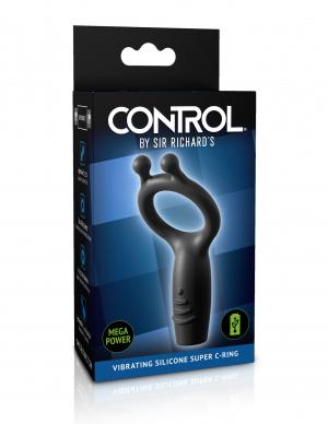 (WD) SIR RICHARD'S CONTROL SIL VIBRATING SUPER C RING - Click Image to Close