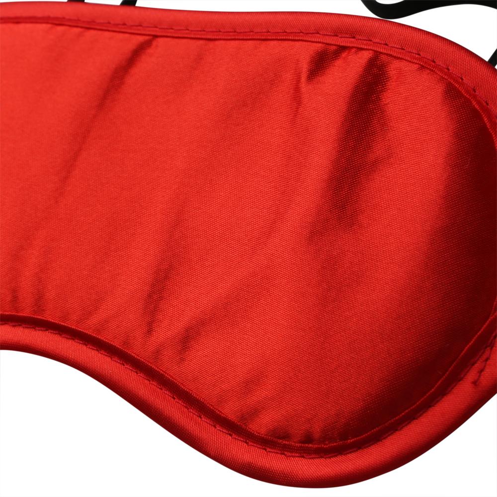 SEX & MISCHIEF SATIN RED BLINDFOLD - Click Image to Close