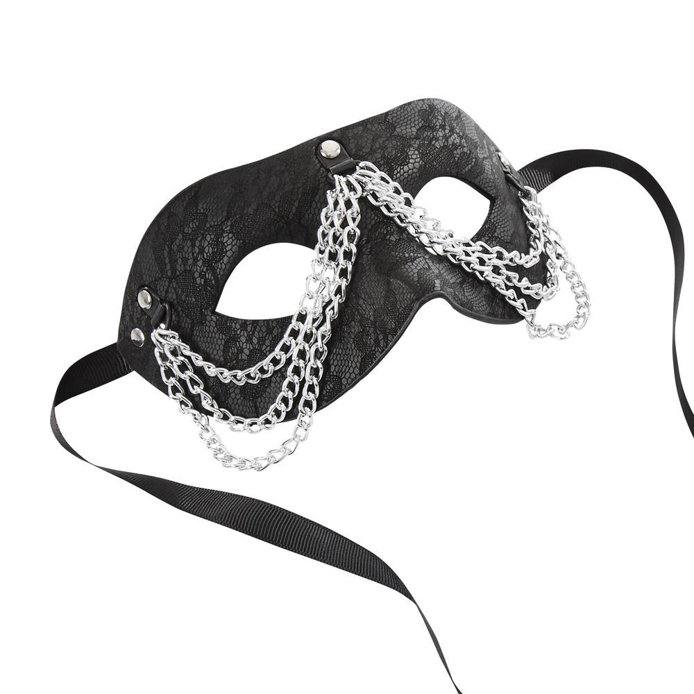 SINCERELY CHAINED LACE MASK - Click Image to Close