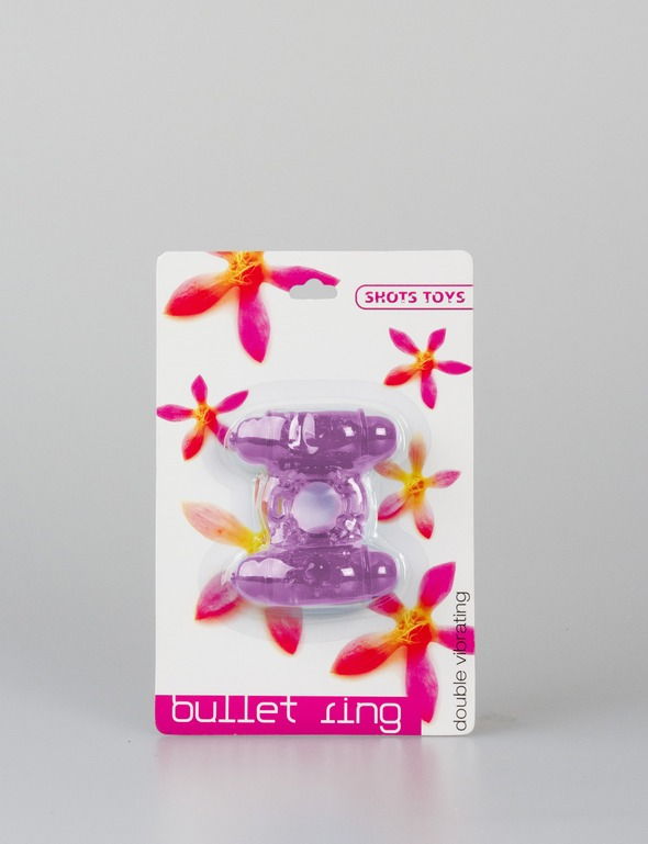 DOUBLE VIBRATING RING PURPLE (WD)