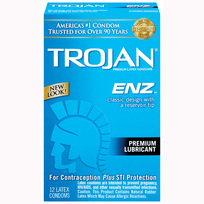 TROJAN ENZ LUBRICATED 12 PK - Click Image to Close