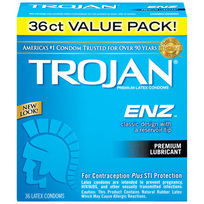TROJAN ENZ LUBRICATED 36PK - Click Image to Close