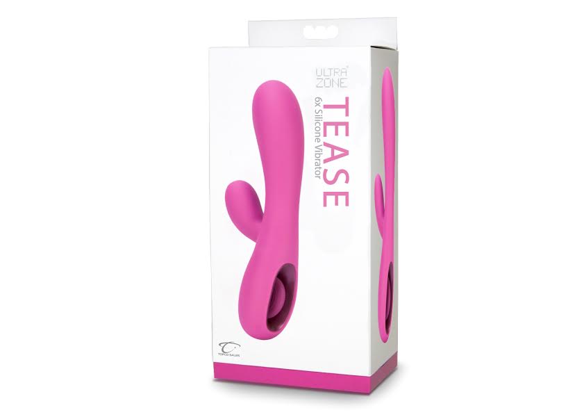 (D) ULTRAZONE TEASE 6X RABBIT SILICONE PINK