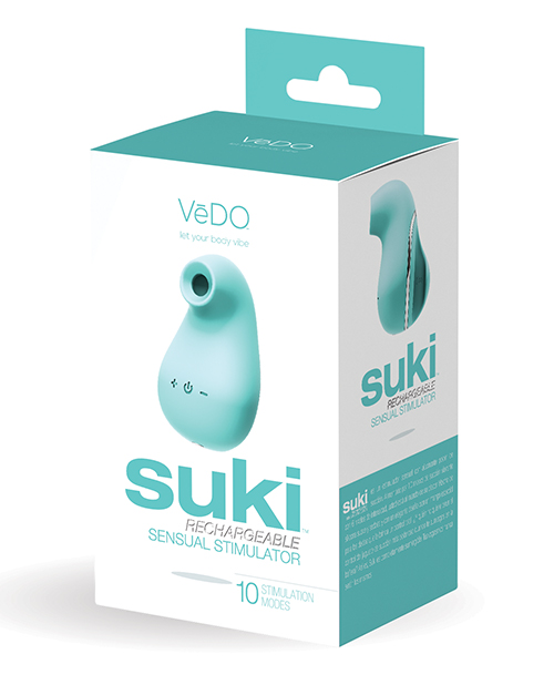 VEDO SUKI RECHARGEABLE SONIC VIBE TEASE ME TURQUOISE - Click Image to Close