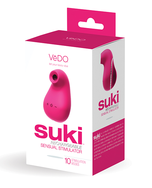 VEDO SUKI RECHARGEABLE SONIC VIBE FOXY PINK - Click Image to Close