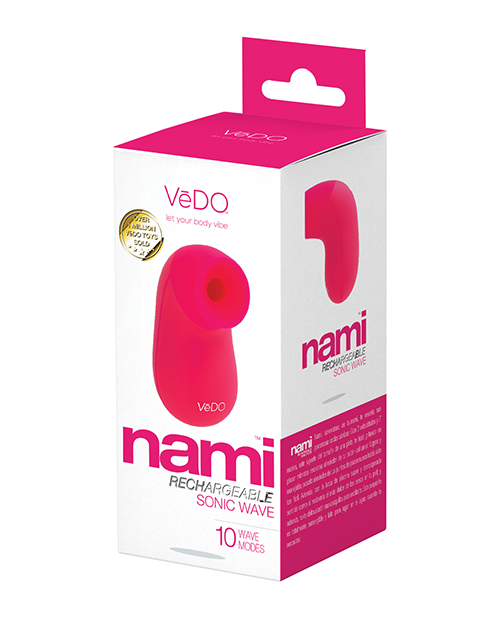 VEDO NAMI SONIC VIBE FOXY PINK RECHARGEABLE - Click Image to Close