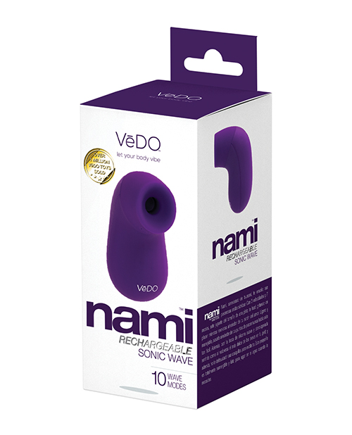 VEDO NAMI SONIC VIBE PURPLE RECHARGEABLE - Click Image to Close