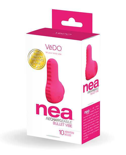 VEDO NEA RECHARGEABLE FINGER VIBE FOXY PINK - Click Image to Close