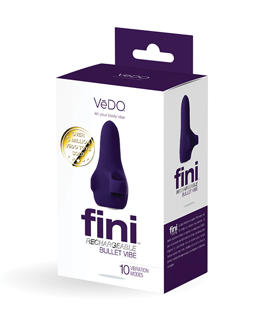 VEDO FINI RECHARGEABLE BULLET VIBE PURPLE - Click Image to Close