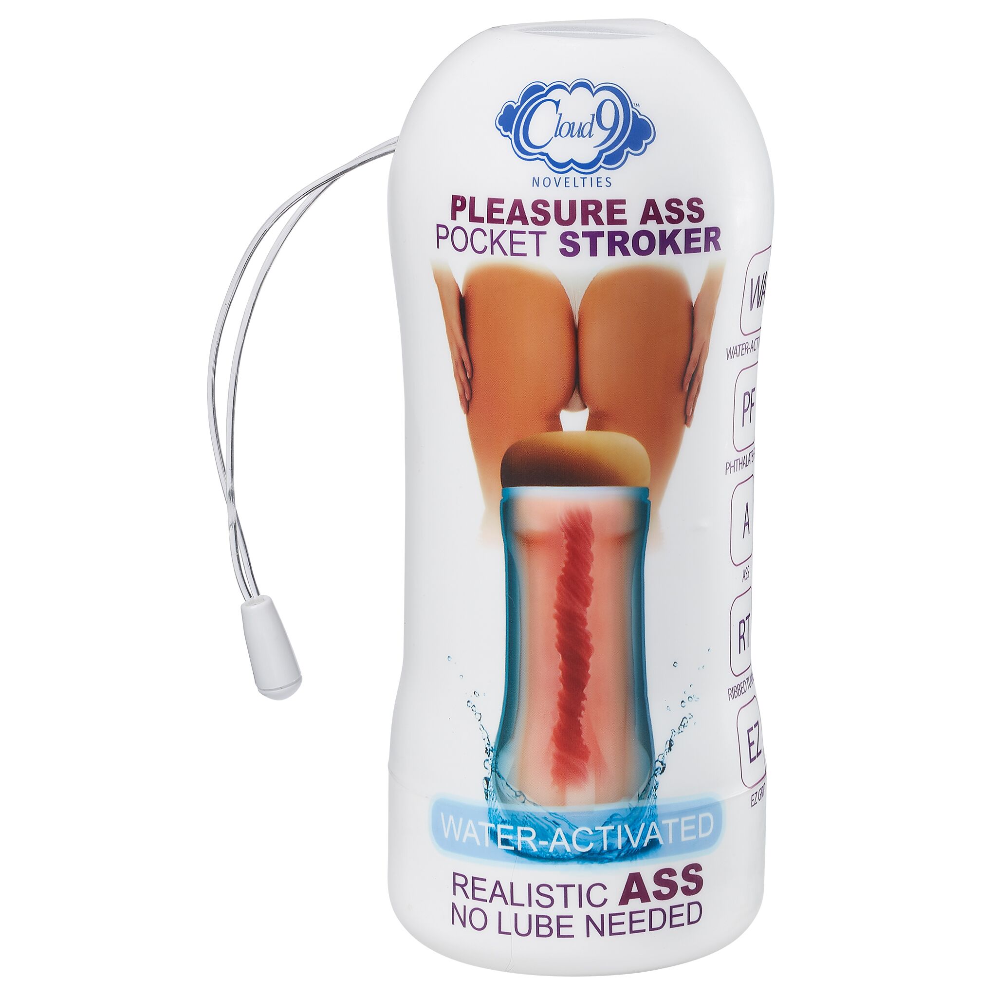 CLOUD 9 PLEASURE ANAL POCKET STROKER WATER ACTIVATED TAN - Click Image to Close