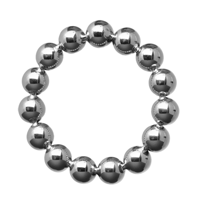 MASTER SERIES STAINLESS STEEL BEADED COCKRING 2IN