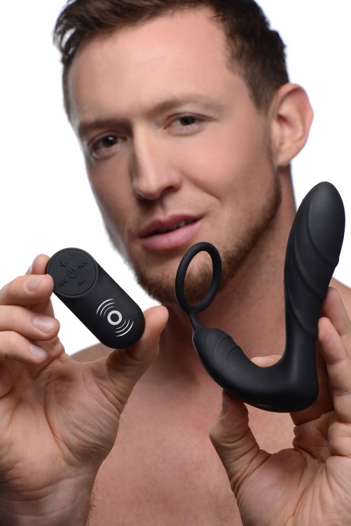 UNDER CONTROL PROSTATE VIBE & BALL STRAP - Click Image to Close