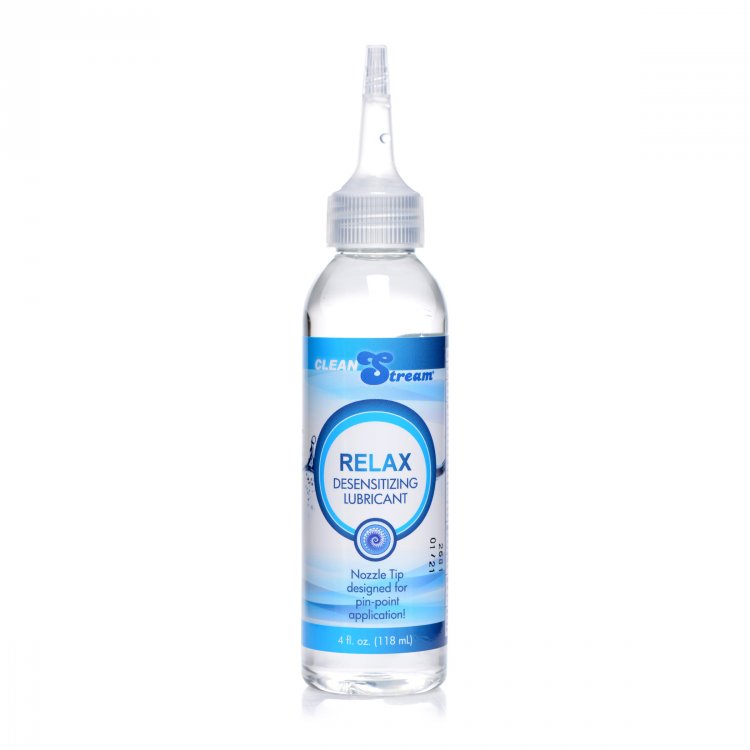 CLEANSTREAM RELAX ANAL LUBE DESENSITIZING W/ TIP 4OZ (Out Beg Apr)