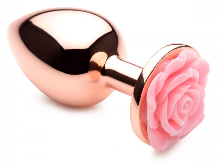 BOOTY SPARKS PINK ROSE GOLD LARGE ANAL PLUG