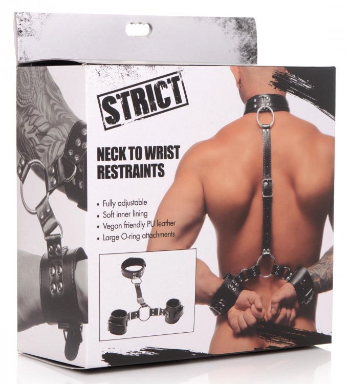STRICT NECK TO WRIST RESTRAINT - Click Image to Close