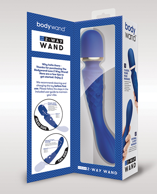 BODYWAND LUXE LARGE BLUE - Click Image to Close