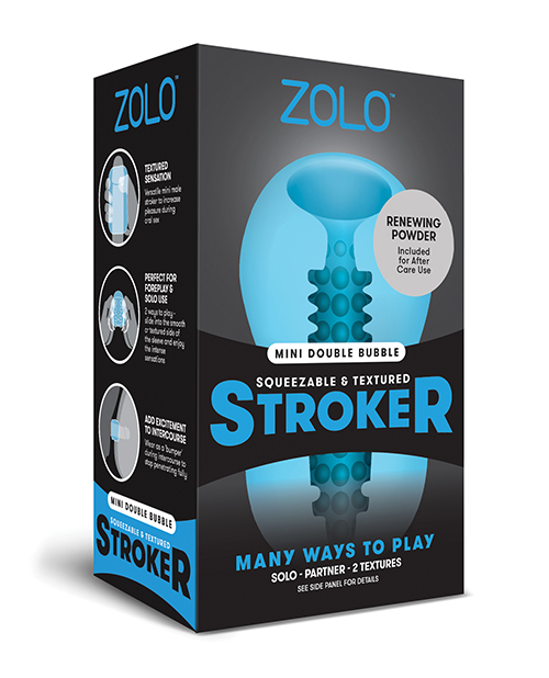 ZOLO MINI STROKER BLUE - Click Image to Close