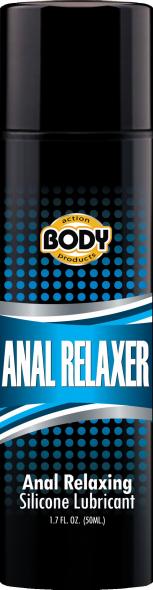 BODY ACTION ANAL RELAXER SILICONE LUBE 1.7OZ - Click Image to Close