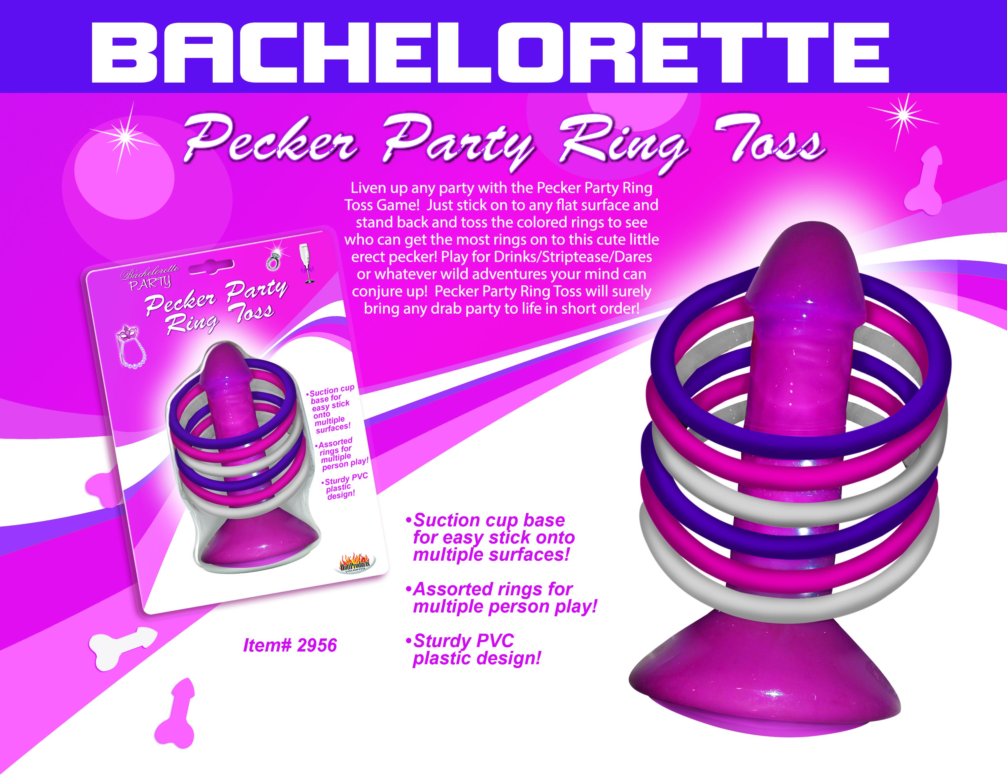 PINK PECKER PARTY RING TOSS - Click Image to Close