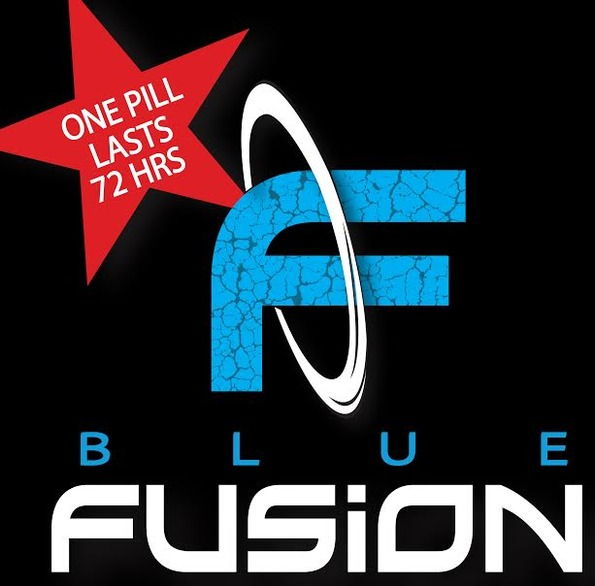 BLUE FUSION FOR MEN 1PC CARD (NET) - Click Image to Close