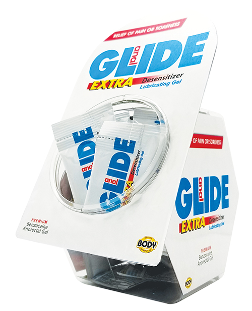 ANAL GLIDE EXTRA 50 PC DISPLAY