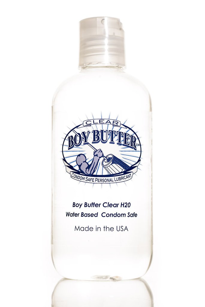 BOY BUTTER CLEAR 8 OZ BOTTLE - Click Image to Close