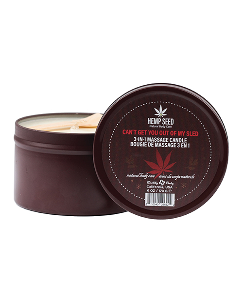 HEMP SEED 3-IN-1 CANT GET OUT OF MY SLEIGH CANDLE 6 OZ