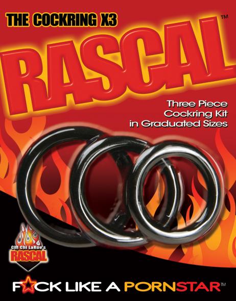 RASCAL COCKRING X3 3 PC KIT - Click Image to Close