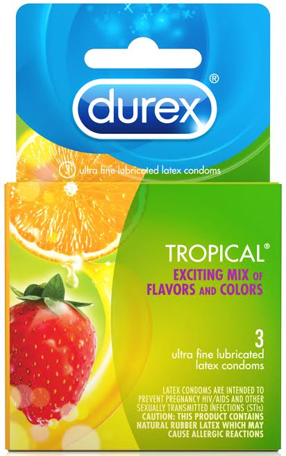 DUREX TROPICAL 3 PACK - Click Image to Close