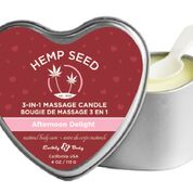 CANDLE 3 N 1 HEART EDIBLE AFTERNOON DELIGHT 4.7 OZ