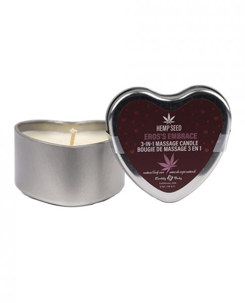 CANDLE 3-IN-1 EROS EMBRACE MASSAGE CANDLE 4.7 OZ