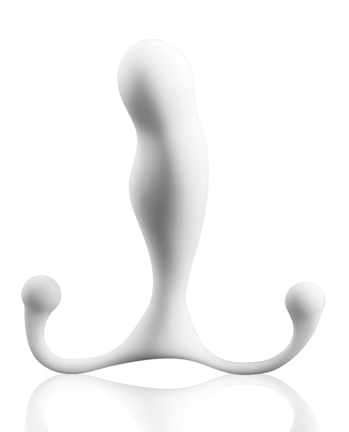 ANEROS MAXIMUS TRIDENT PROSTATE MASSAGER WHITE (NET) - Click Image to Close