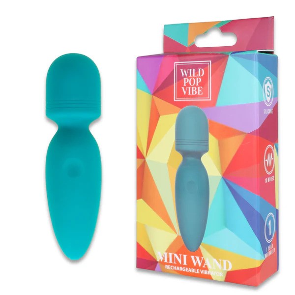 WILD POP VIBE MINI WAND TEAL