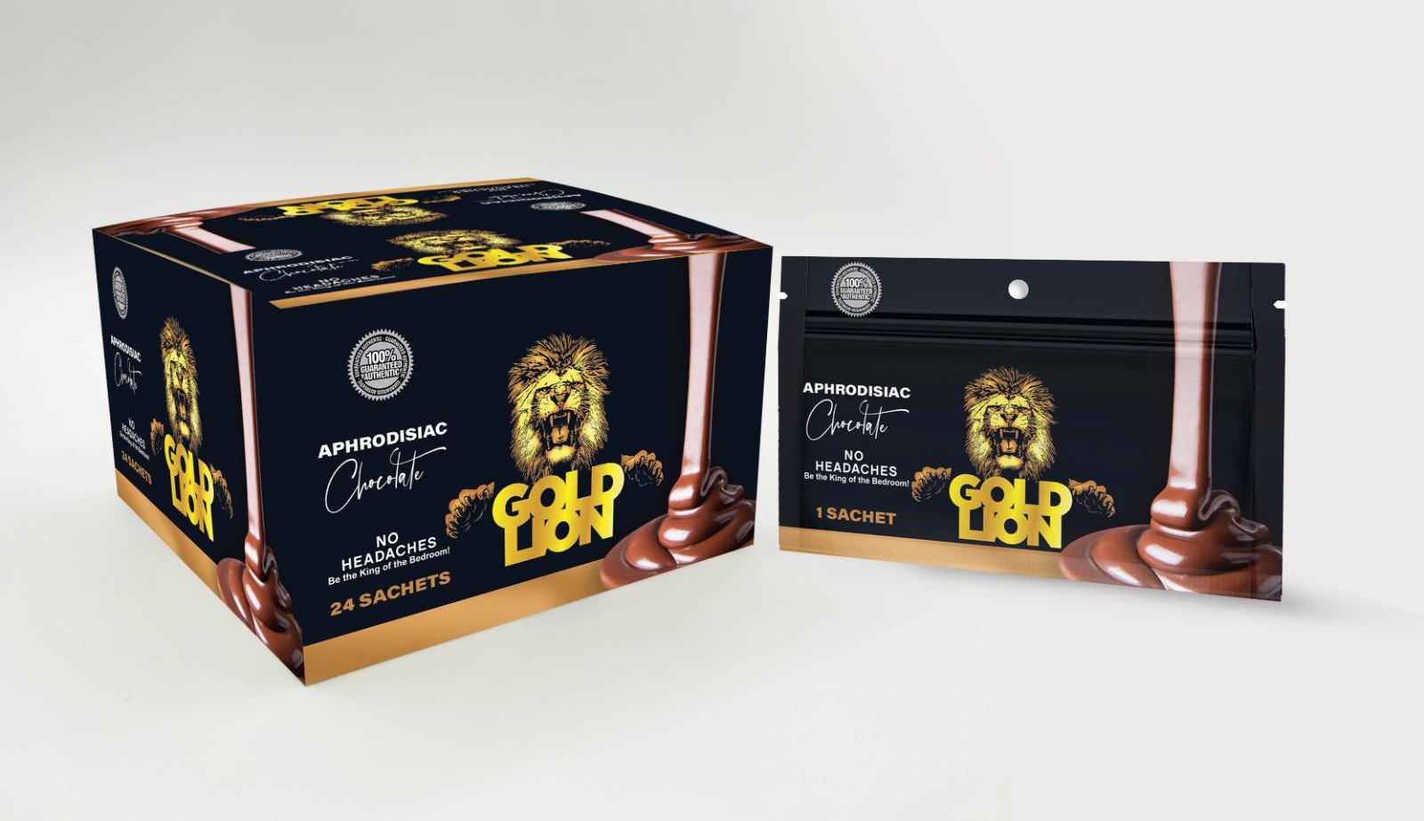 GOLD LION CHOCOLATE 24 PC DISPLAY (NET)