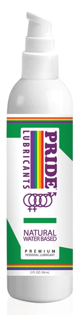 PRIDE WATER BASED LUBE 2 OZ - Click Image to Close