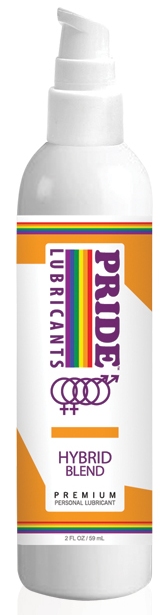 PRIDE HYBRID WATER BASED SILICONE LUBE 2 OZ