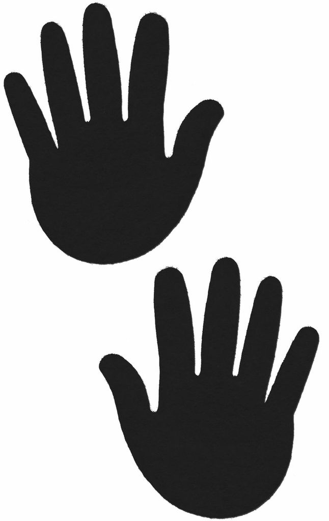 PASTEASE HANDS BLACK - Click Image to Close