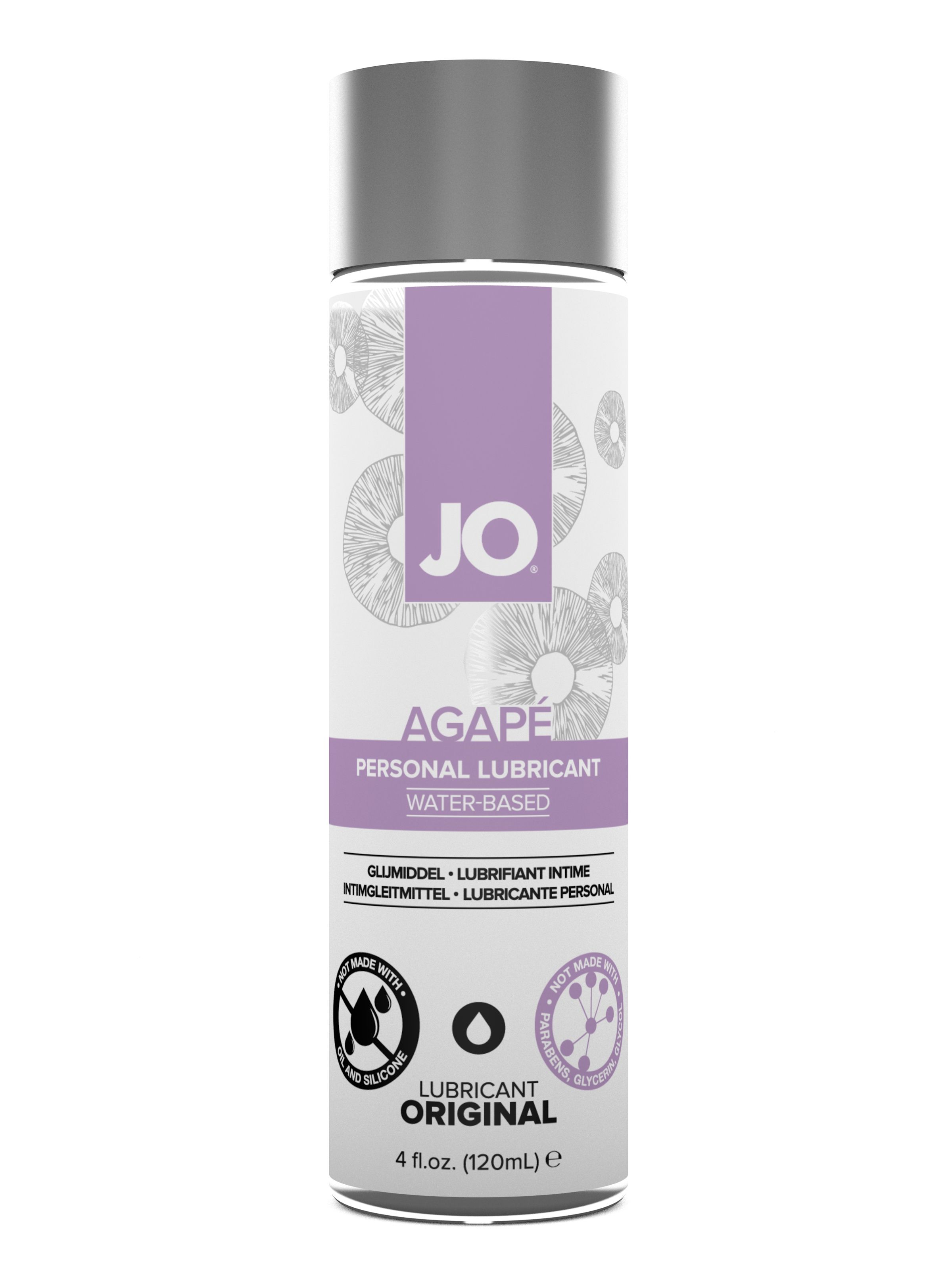 JO AGAPE FOR WOMEN LUBRICANT 4OZ - Click Image to Close