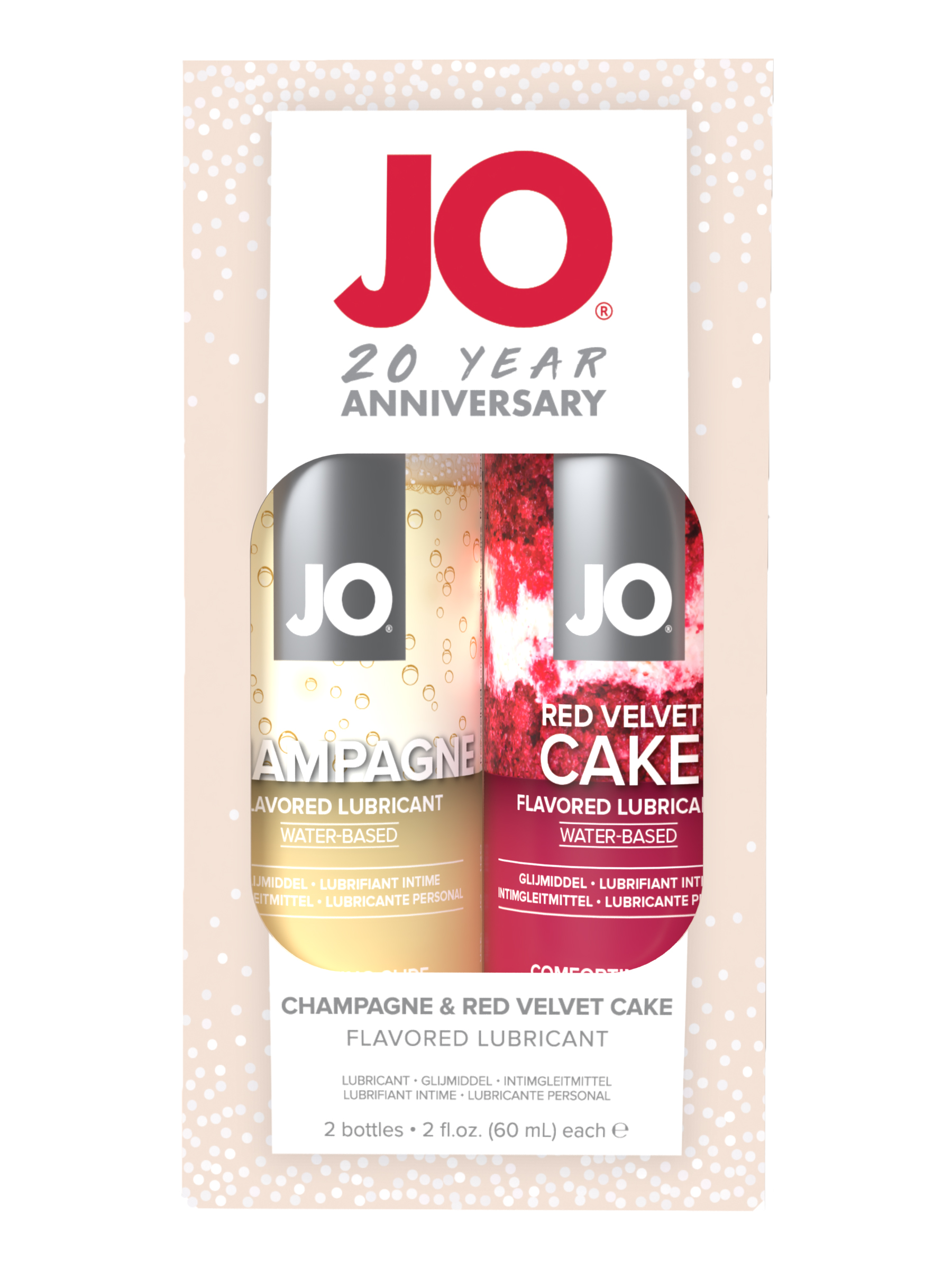 JO LIMITED EDITION CHAMPAGNE 2 OZ & RED VELVET 2 OZ SET - Click Image to Close