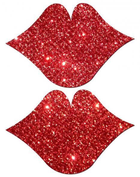 PASTEASE LIPS RED GLITTERING - Click Image to Close