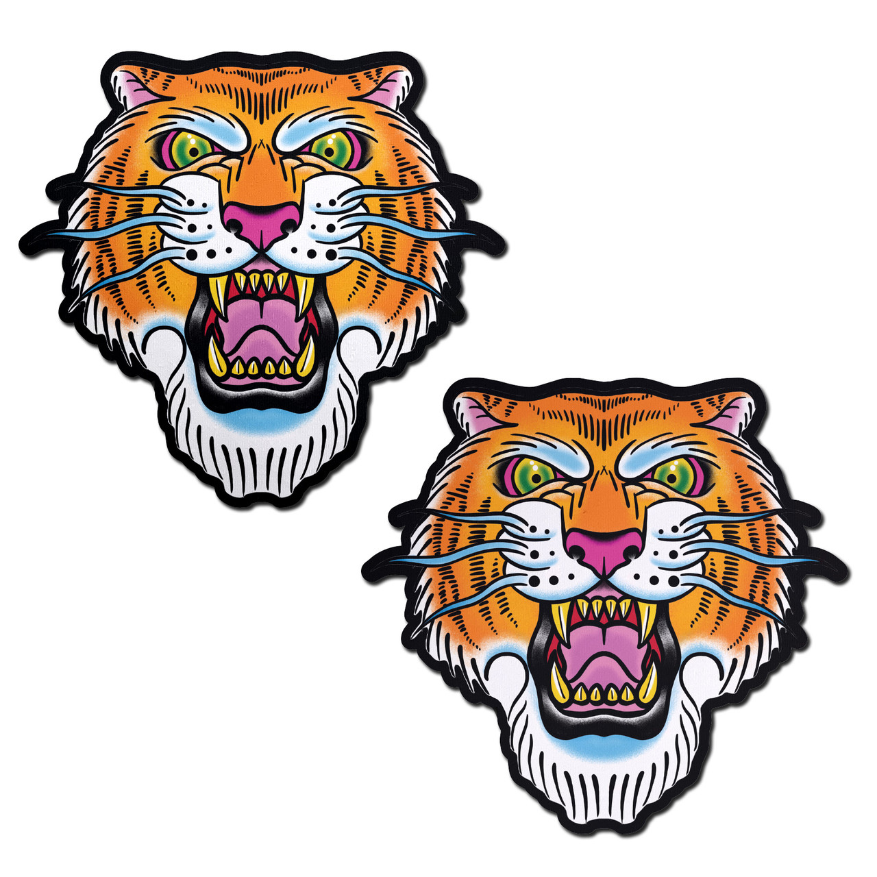 PASTEASE FEROCIOUS TATTOO TIGERS - Click Image to Close